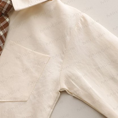 B Baby Toddler Boy Plaid Set 3 pezzi - image 22