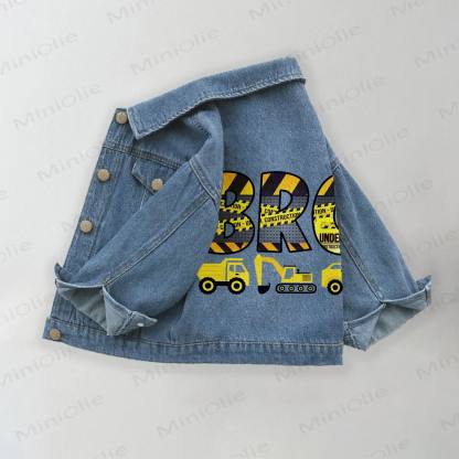 Giacca di jeans per bambini BRO - Blu - 10-11T - image 1
