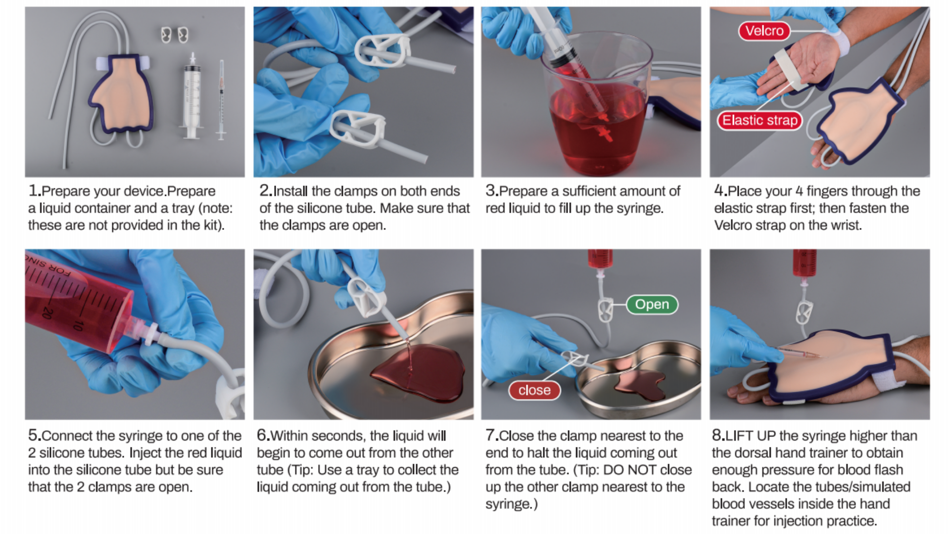 How to Use Dorsal Hand Venipuncture Training Kit?
