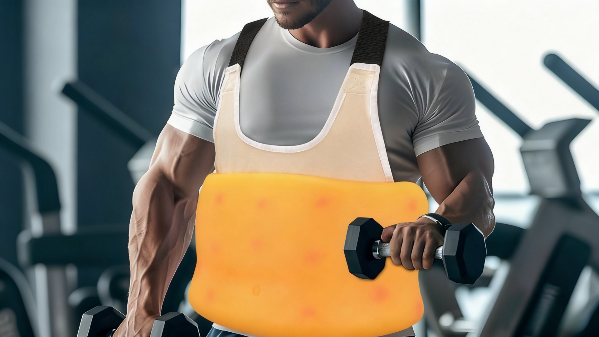 Wearable 12LB Body Fat Replica