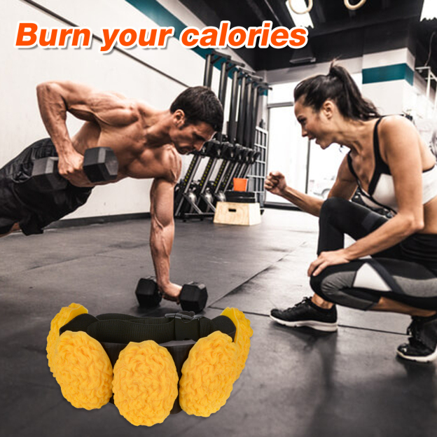 Wearable Five Pounds Fat Simulator In Gym Demonstration