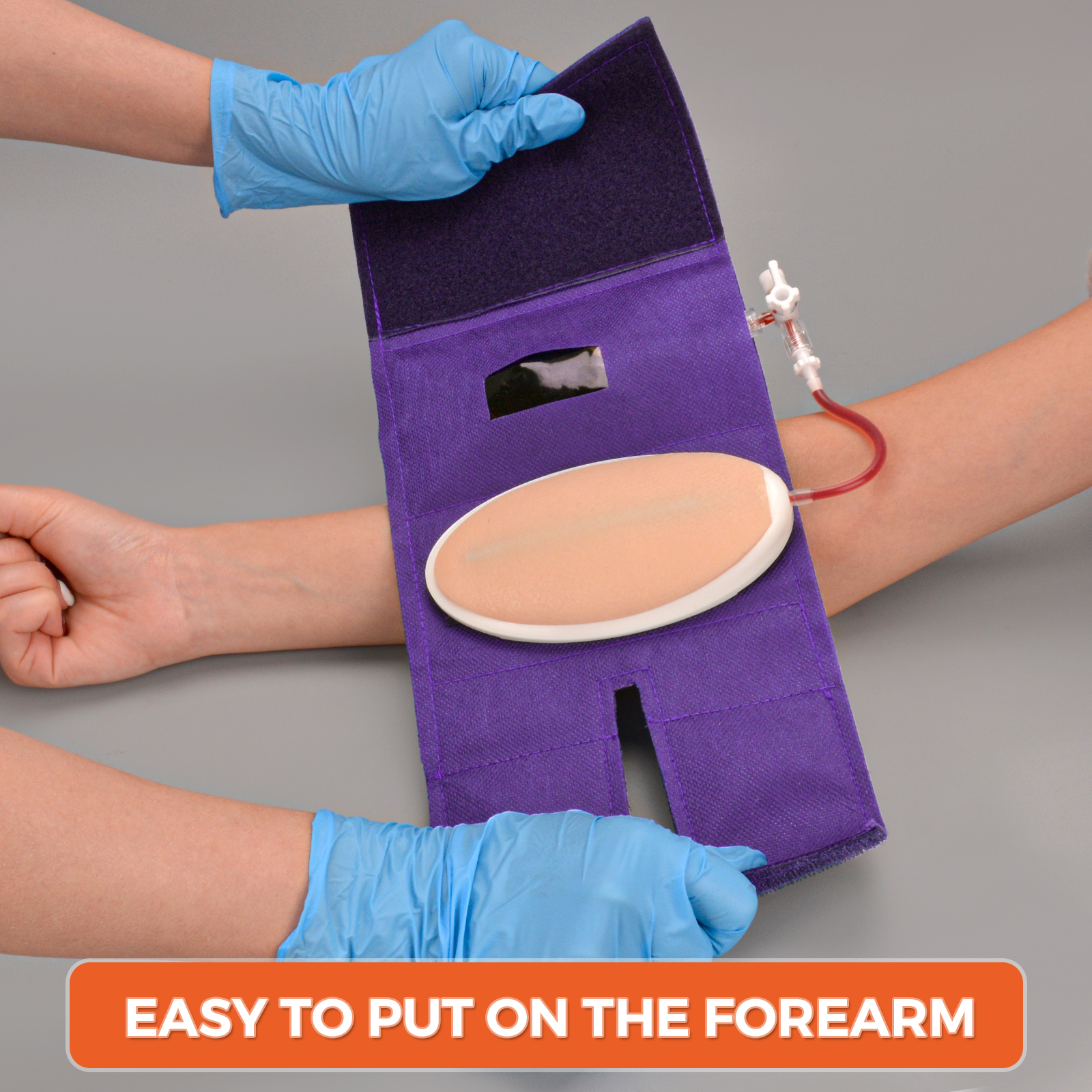 Forearm IV Insertion Training Pad in Wearable Design