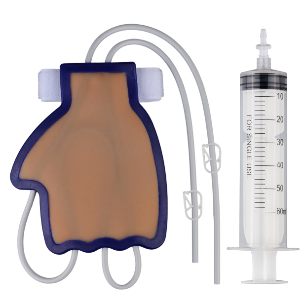 Dorsal Hand Venipuncture Pad In Dark Skin