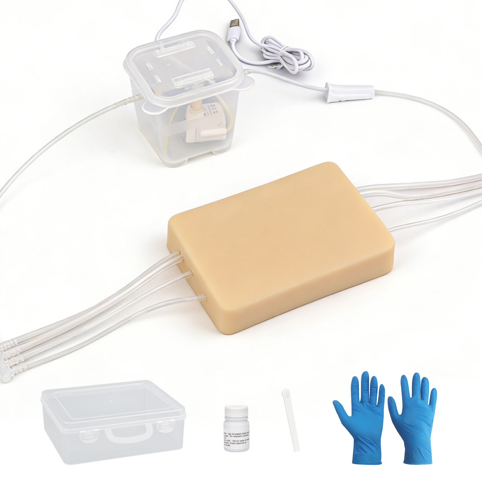 Ultrasound Guided Vascular Access Training Kit With Pump System