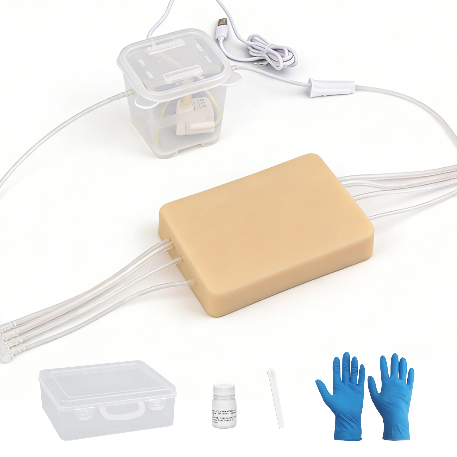 Ultrasound Guided Vascular Access Training Kit With Pump System