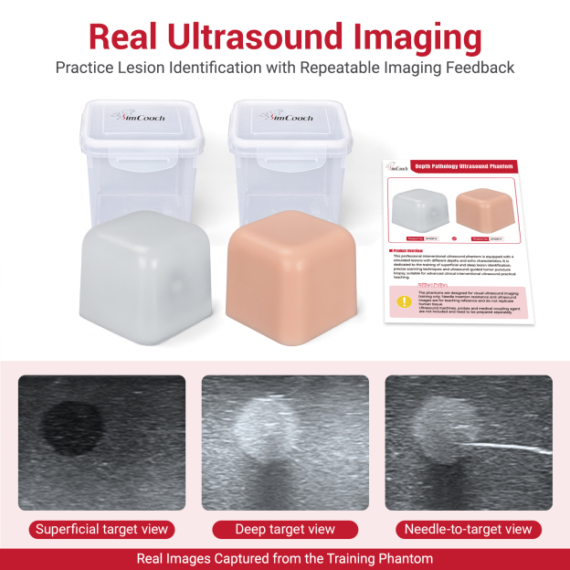 Ultrasound Biopsy Phantom Set for Lesion Detection & Needle Guidance