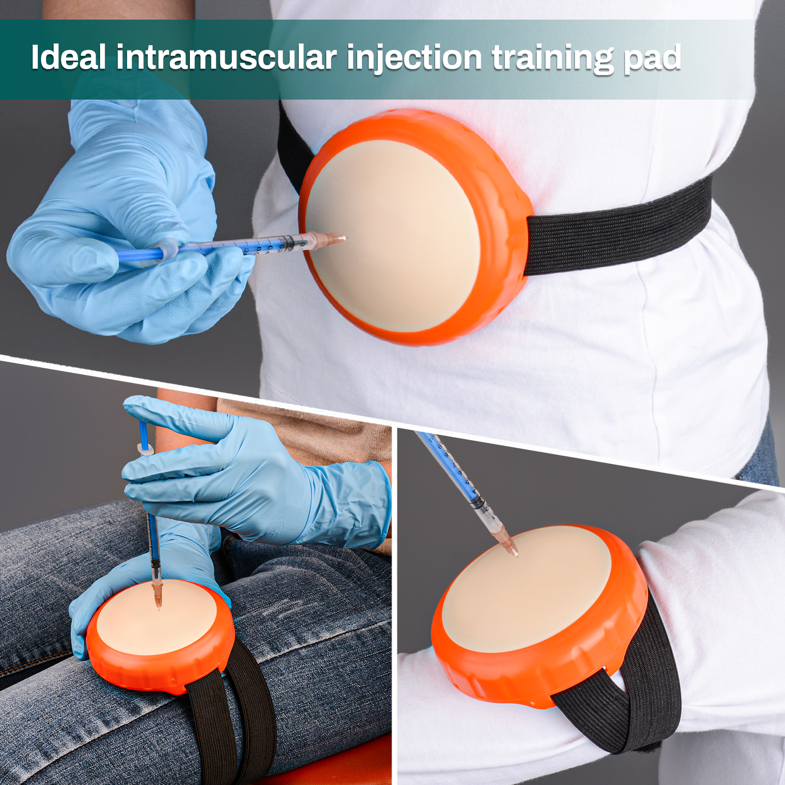 Wearable Nurse IM and SQ Injection Practice Pad
