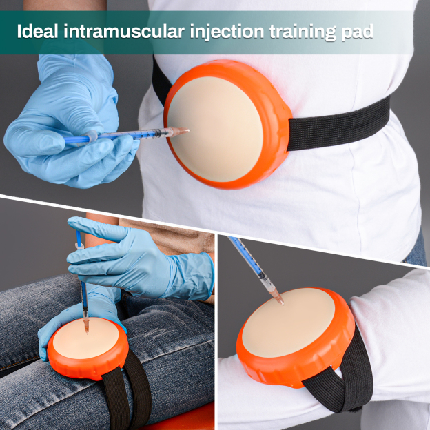 Wearable Nurse IM and SQ Injection Practice Pad