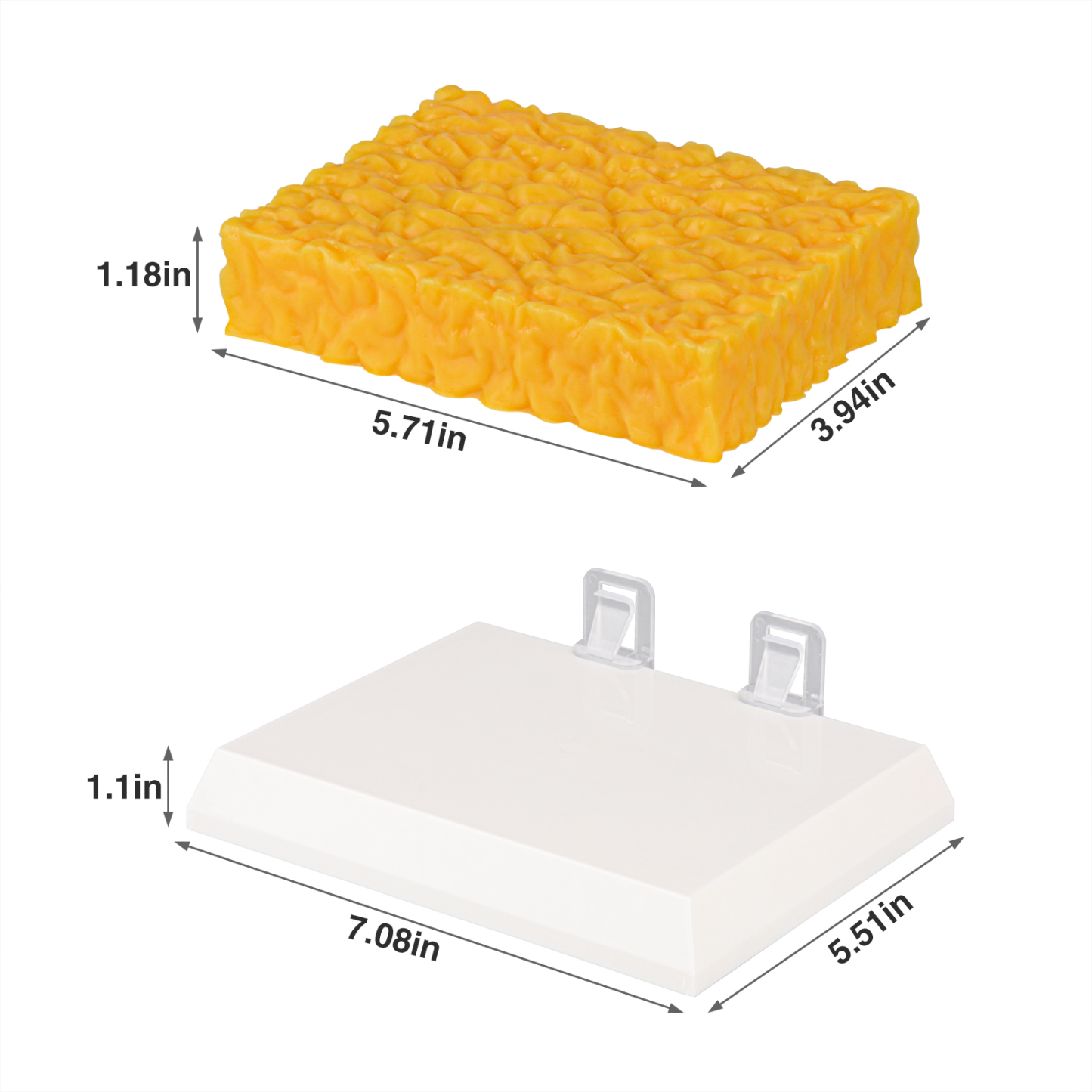 1 lb Body Fat Replica, Brick-shaped