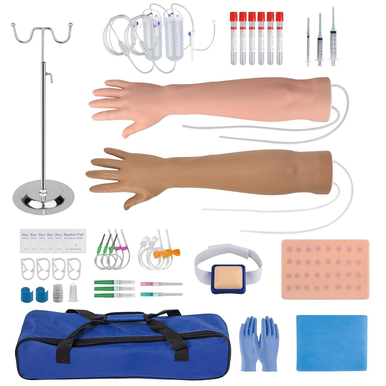 SimCoach Advanced Injection Practice Kit with Complete Training Accessories