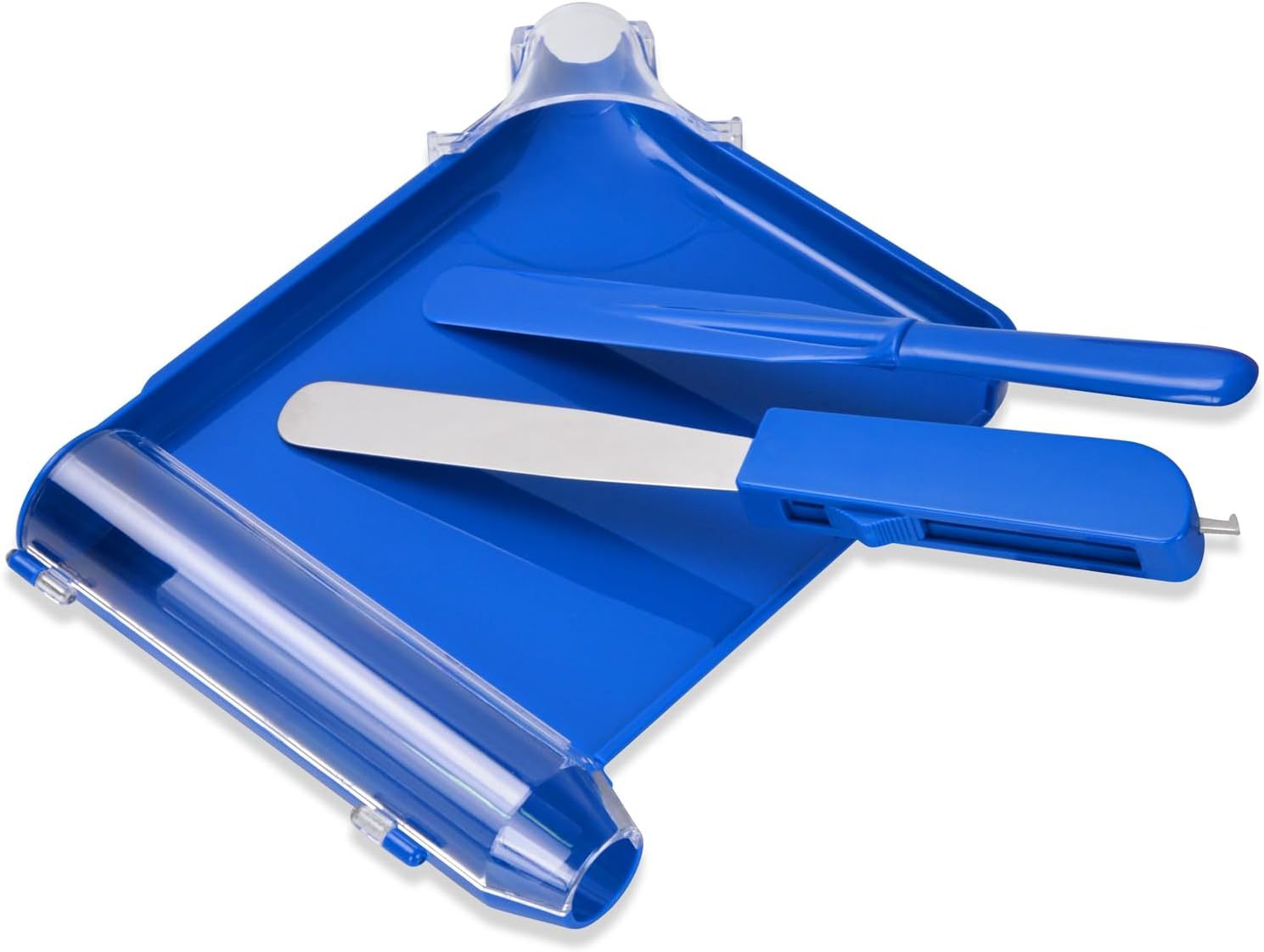 Large Pill Counting Tray with Spatula and Added Guide Cap