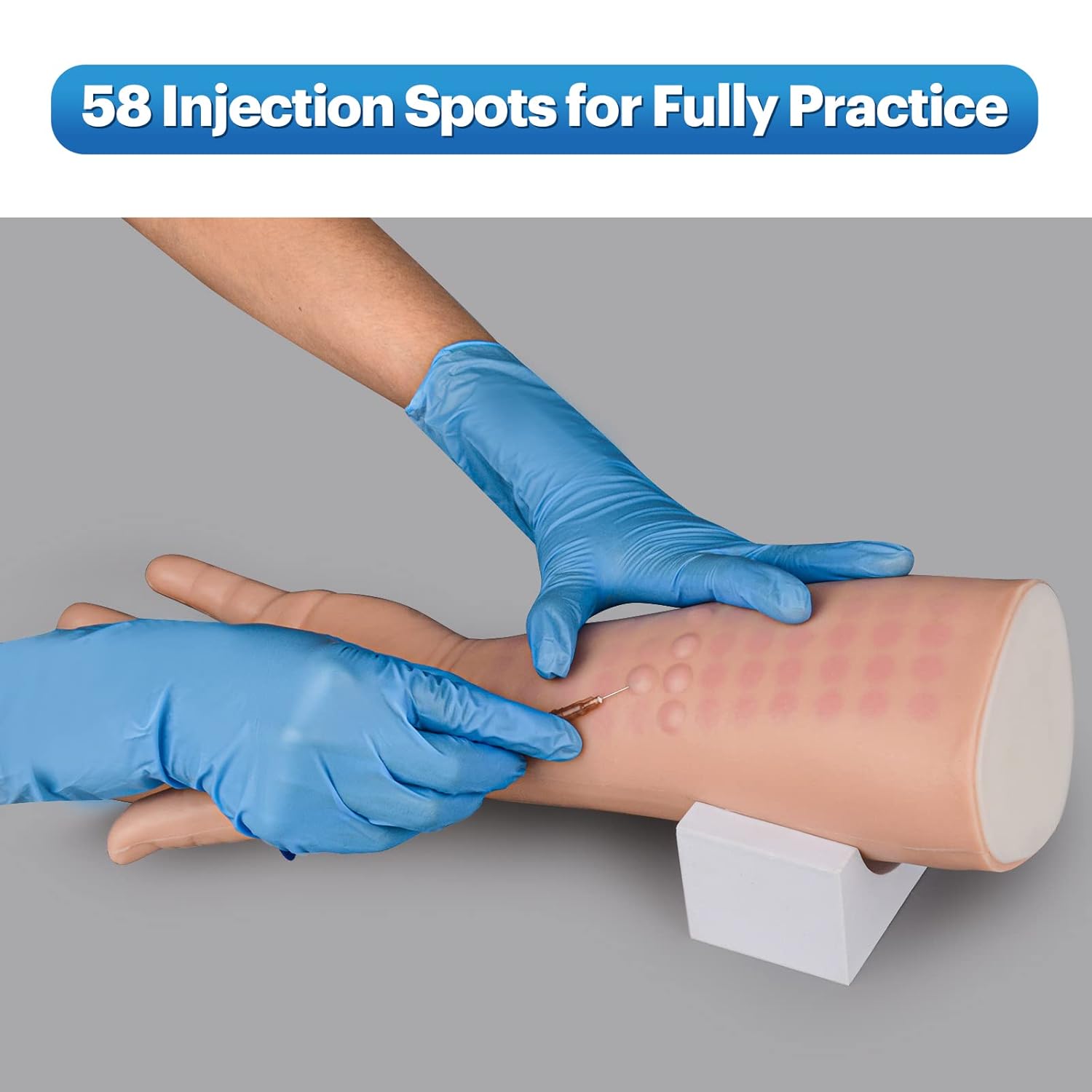 Realistic ID Injection Pracitce Arm Model 58 Injection Spots