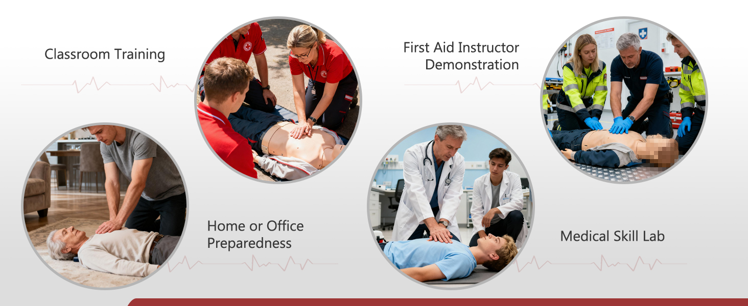 CPR Training Model in Use &ndash; Practice and Training Scenarios