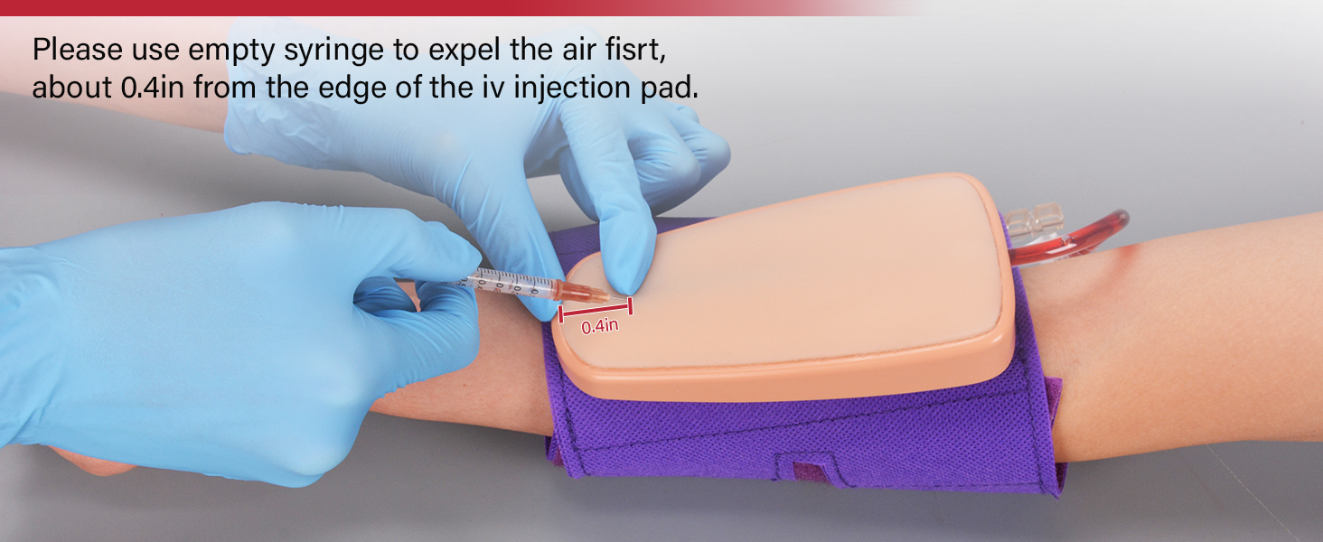 IV Practice Pad Setup And Usage Instructions