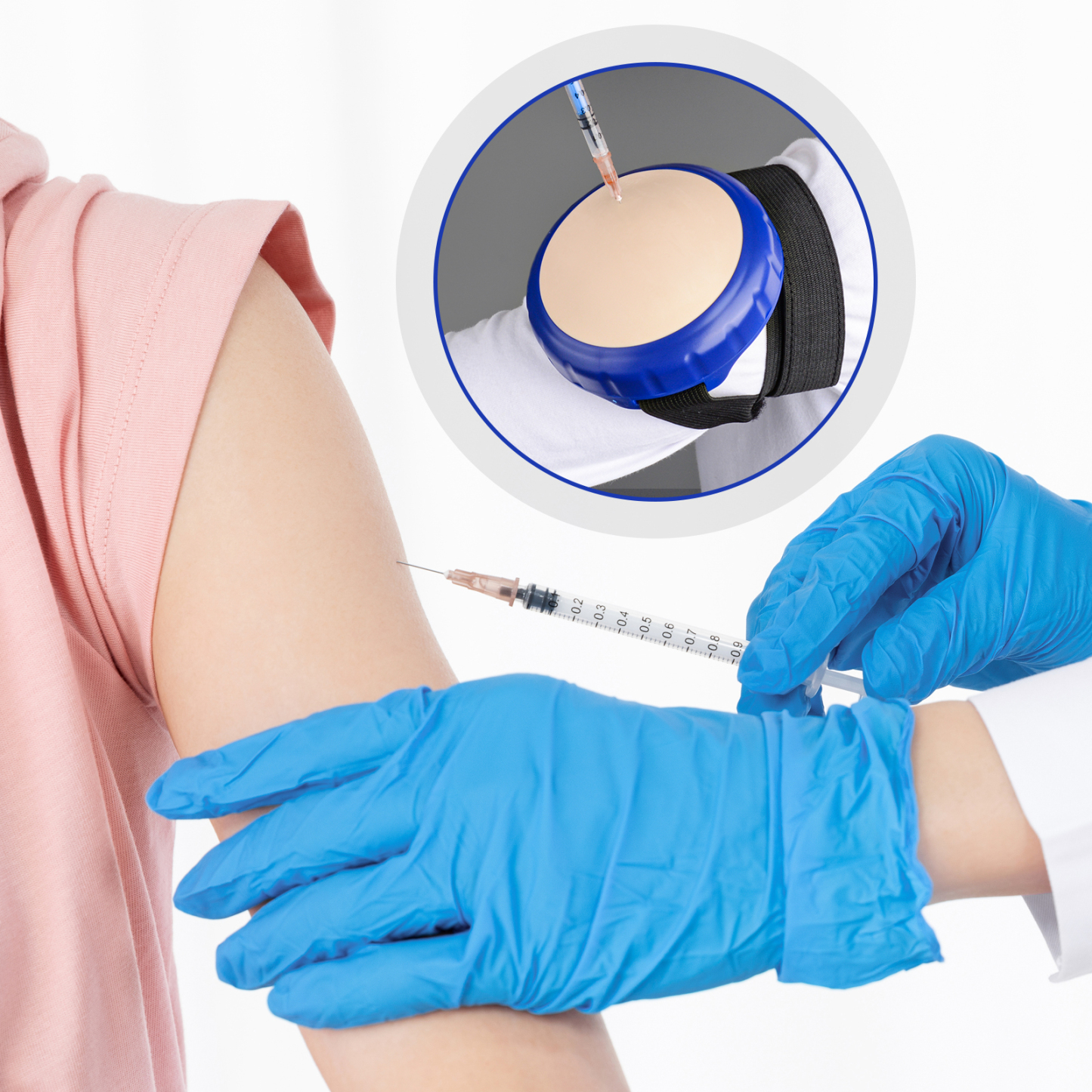 Wearable Muscle Injection Training Pad