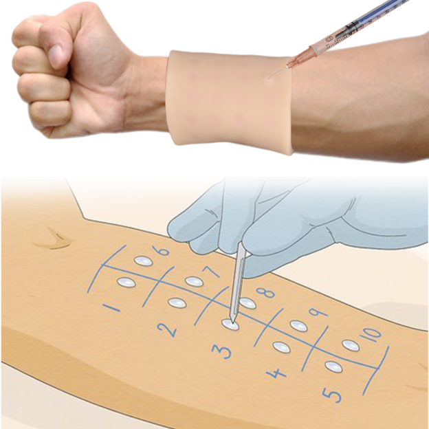 Wearable Intradermal Injection Pad with 40 Spots