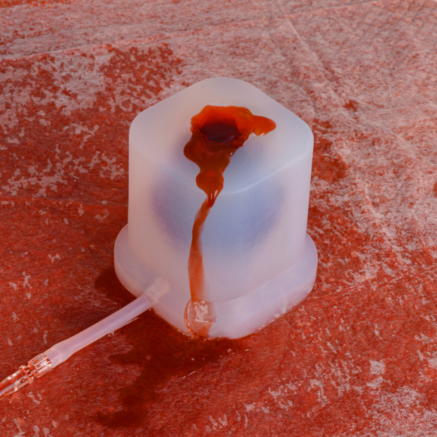 SimCoach Transparent Wound Packing Trainer Kit, Silicone Training Model for Education Demonstration Only, 0.22in