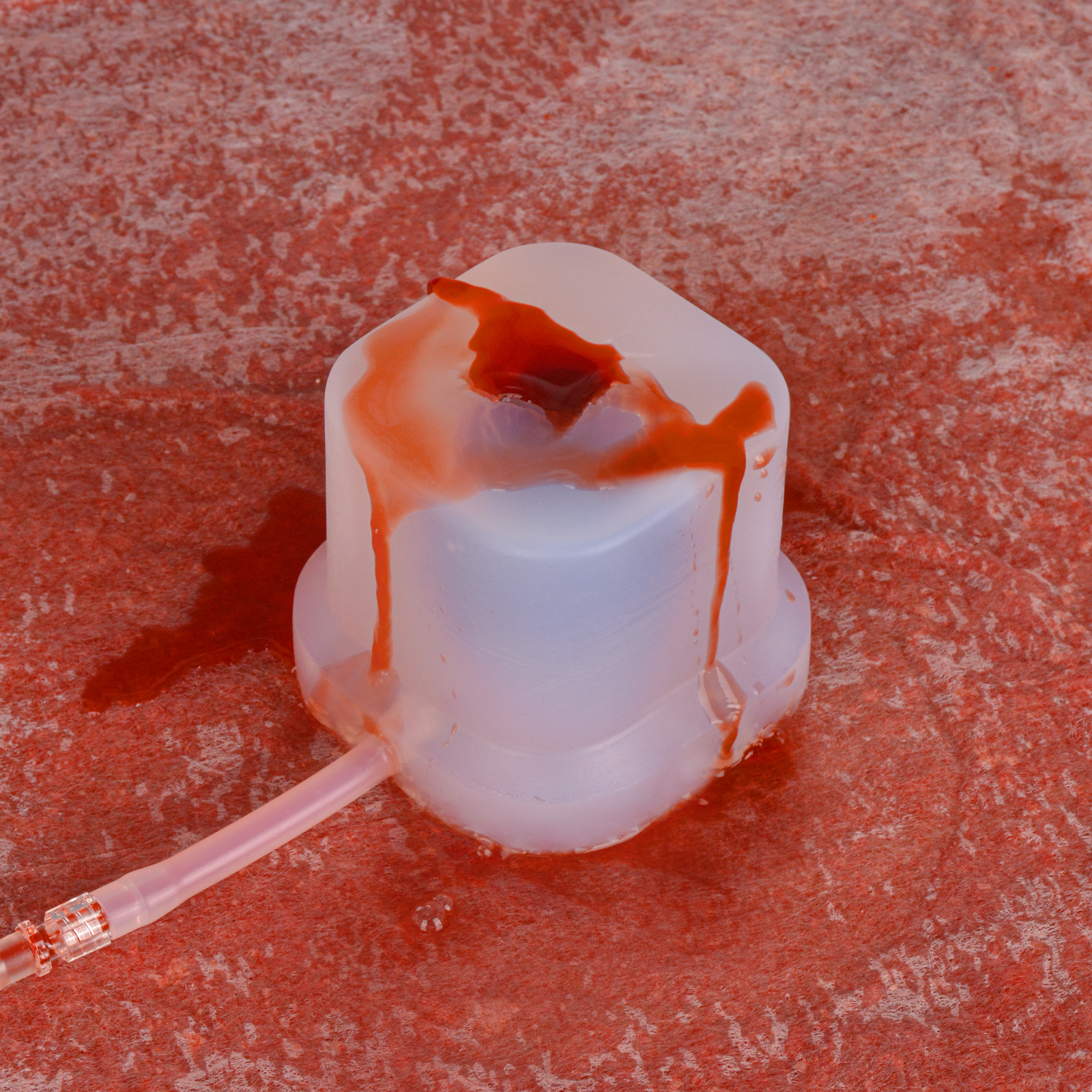 SimCoach Transparent Wound Packing Trainer Kit, Silicone Training Model for Education Demonstration Only, 0.35in