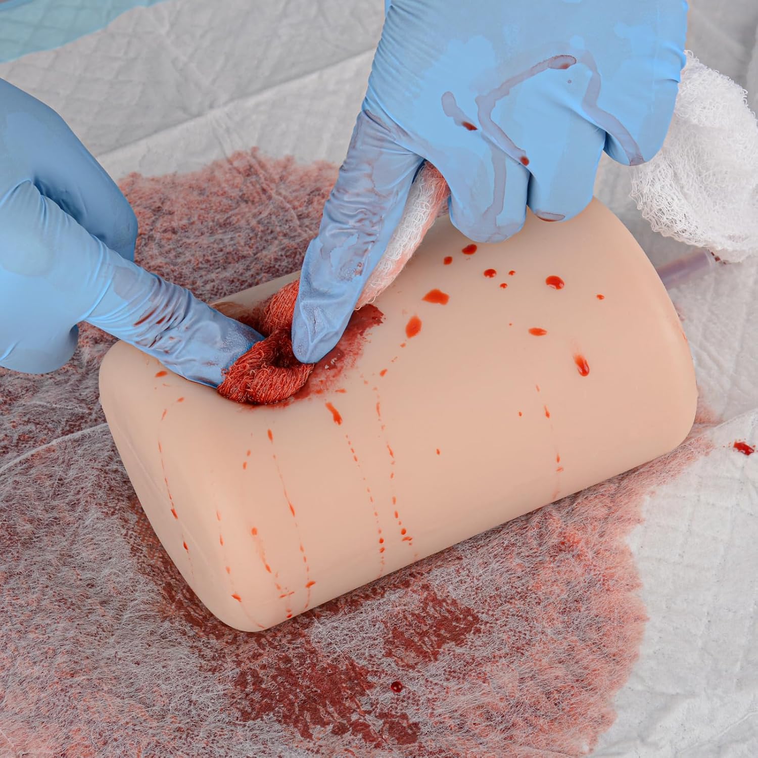 Gunshot Wound Packing Trainer Realistic Deep Cavity