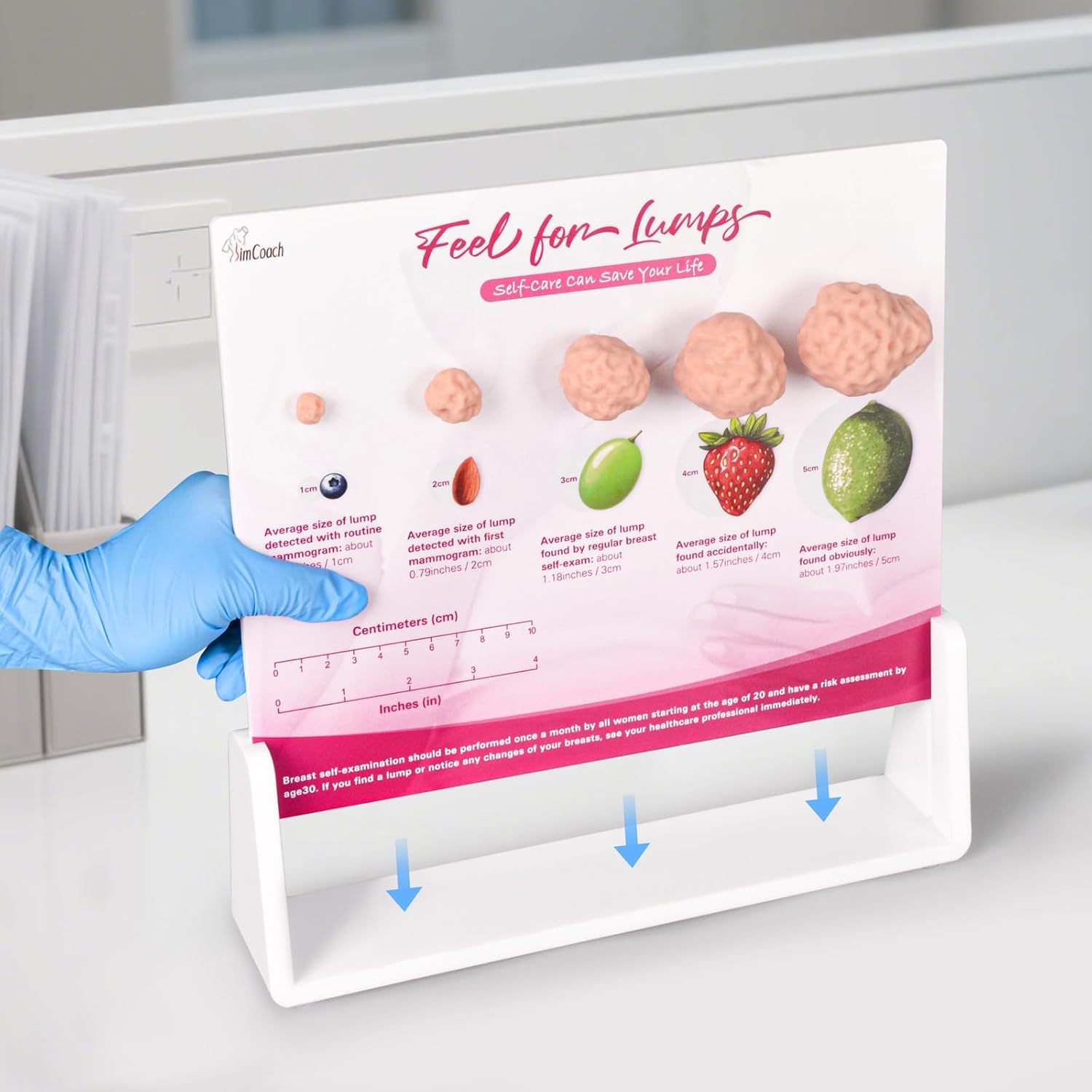 Breast Lump Display Board with Removable and Easy-to-Install Features