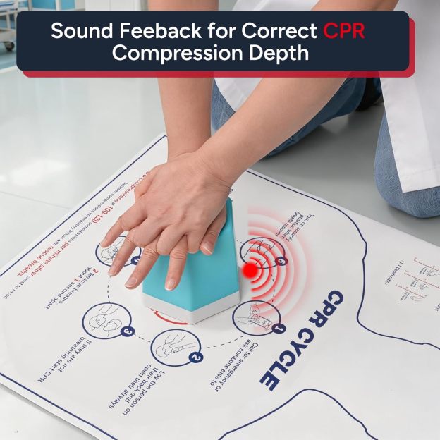 CPR Trainer with Audible Feedback Click