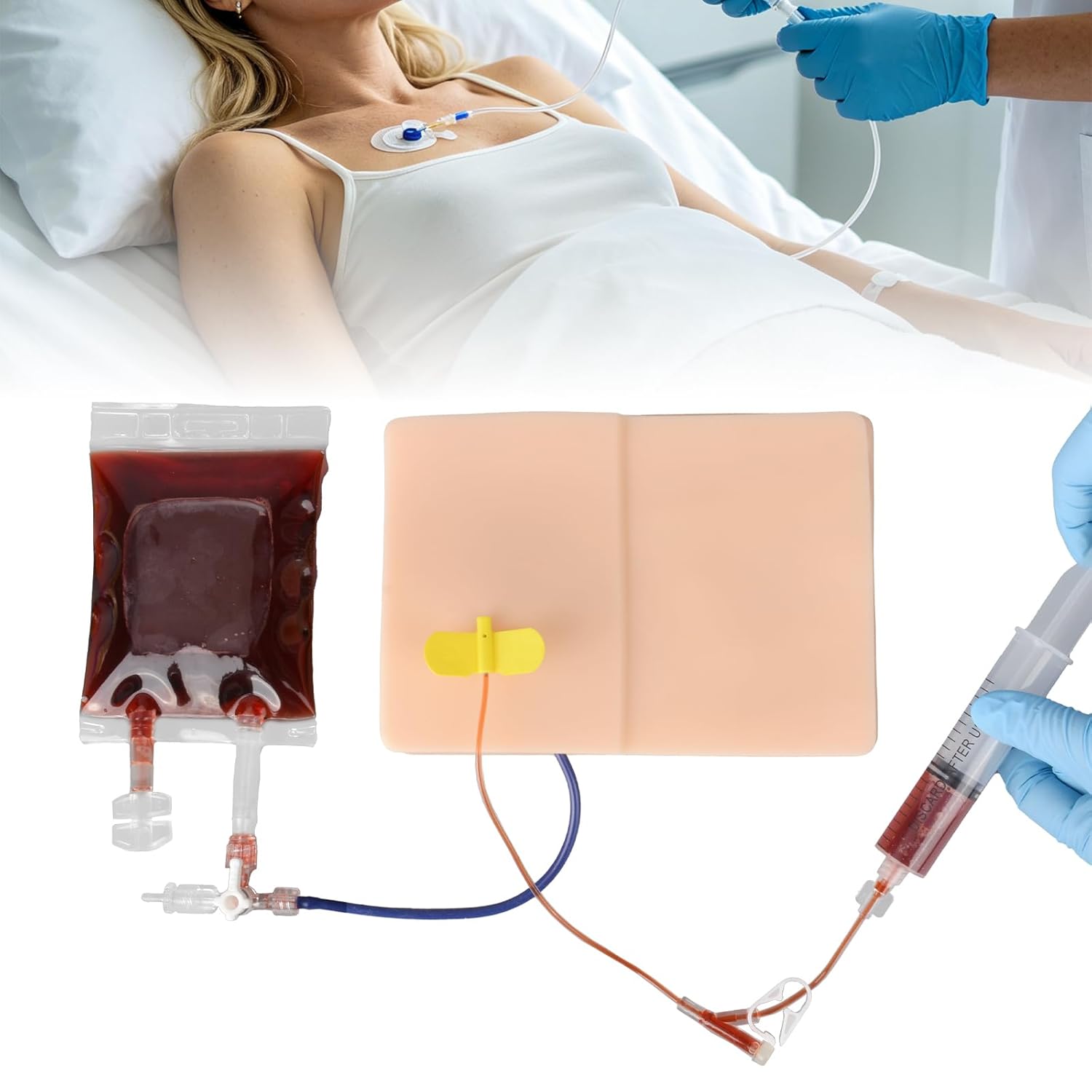 Implanted Venous Port Access Trainer for IVAD Training