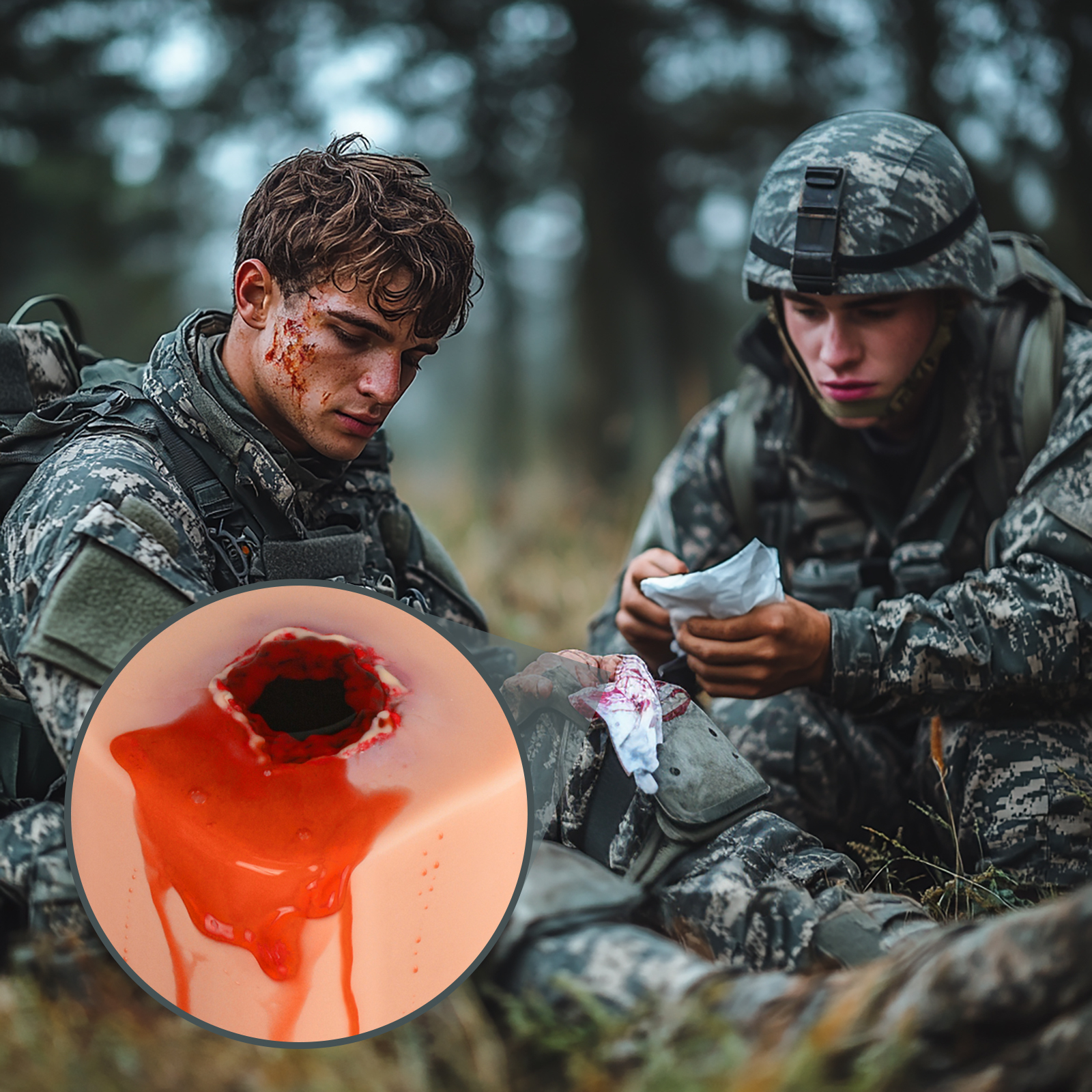 Bullet Wound Stop the Bleed Training Kit