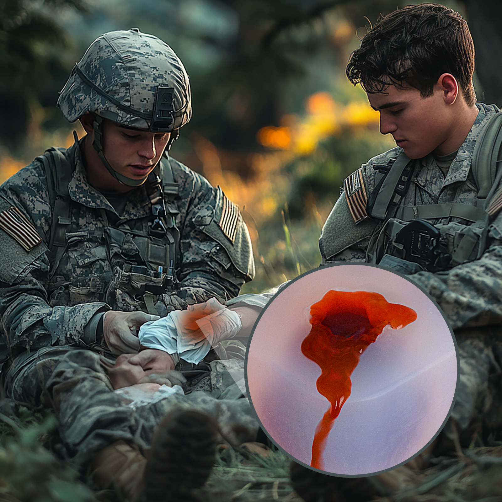 SimCoach Transparent Wound Packing Trainer Kit, Silicone Training Model for Education Demonstration Only, 0.22in