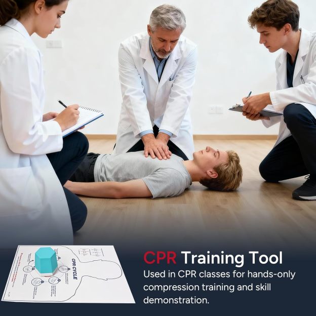 Hands-only Compression Training Tool Used in CPR Classes