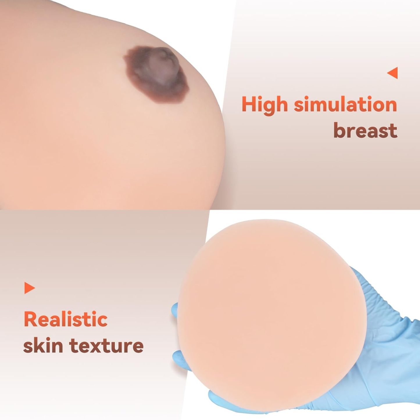 Realistic Silicone Breast Model For Lactation Training