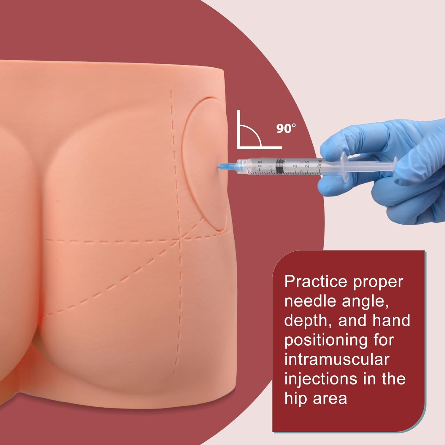 Nursing IM Injection Training Model For Gluteal Injection Site
