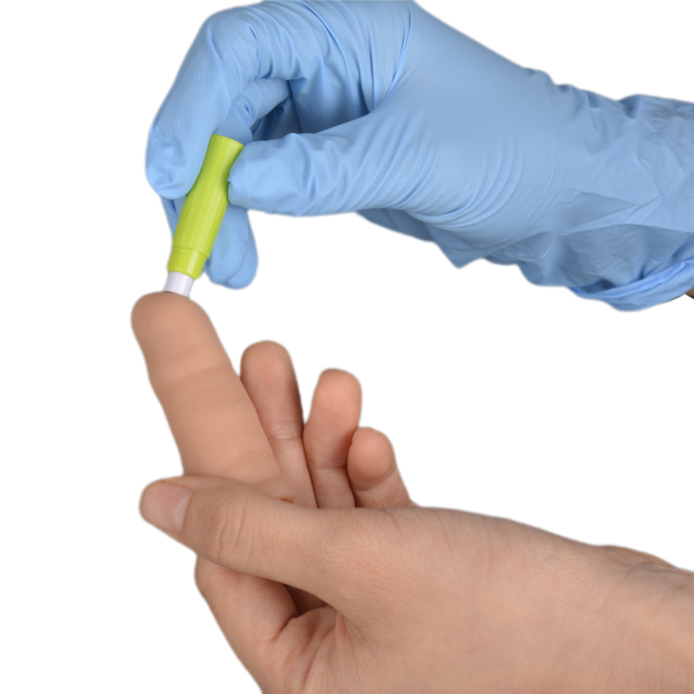 Fingerstick Simulator for Blood Glucose Test Training