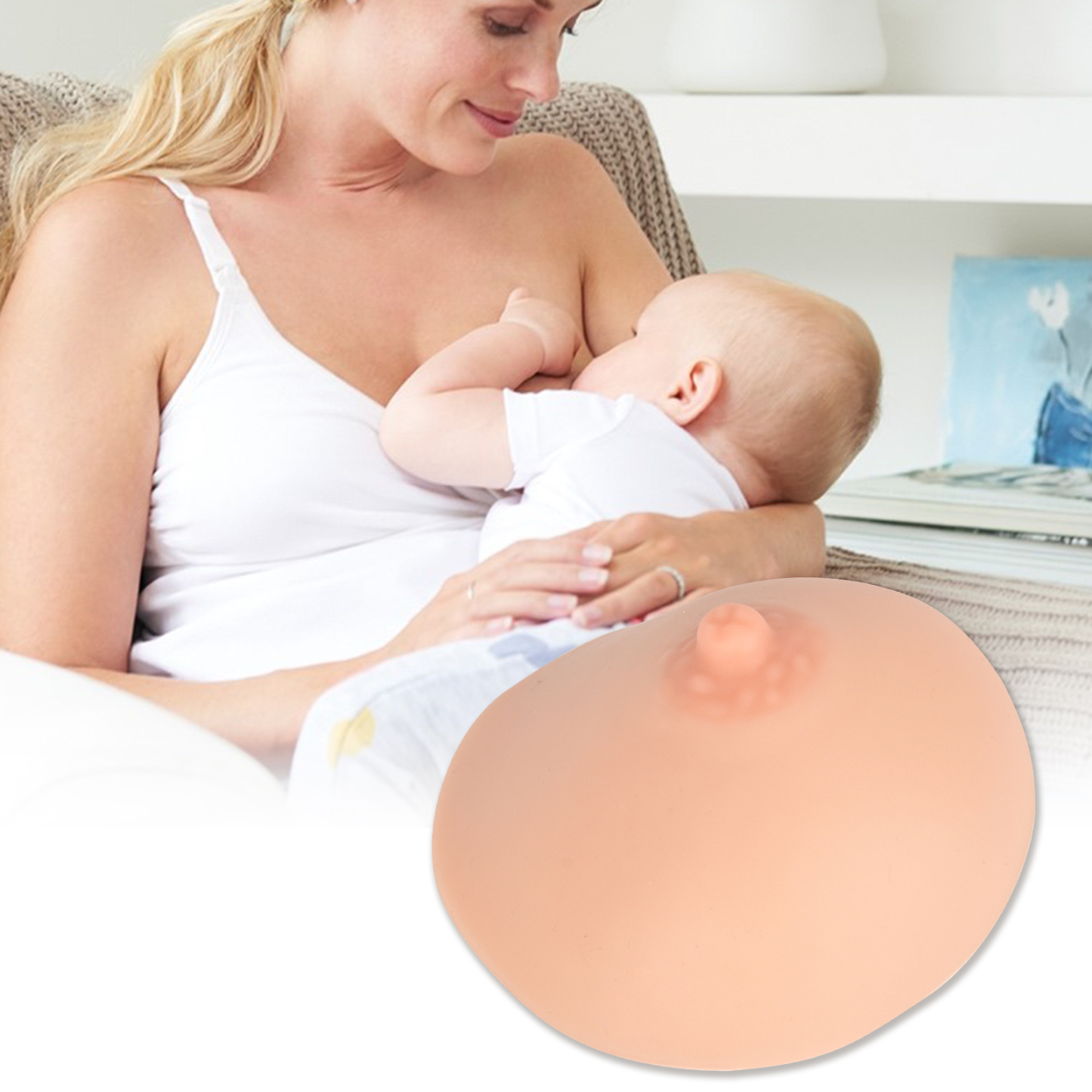 Silicone Breast Model for Breedfeeding Education 