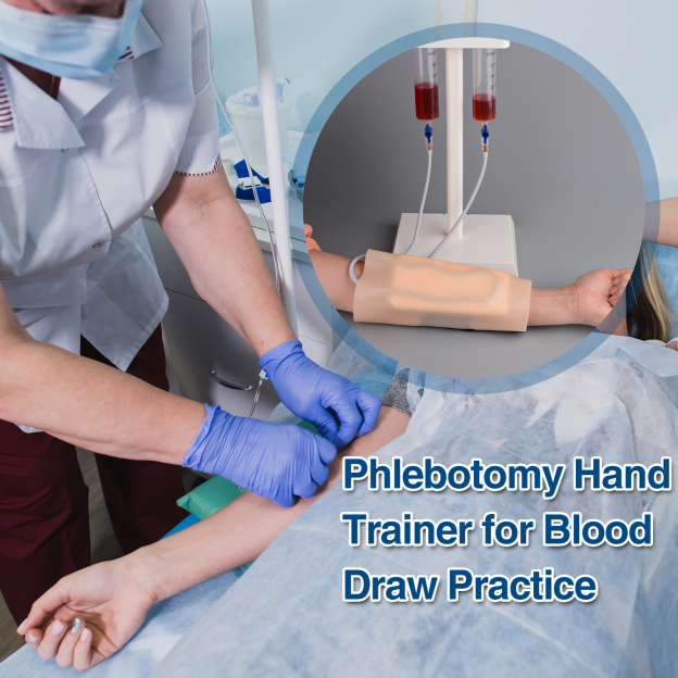 Phlebotomy and Venipuncture Practice Kit with Replaceable Silicone Pads