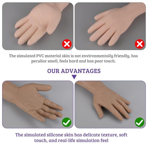 Phlebotomy Practice Arm in Black Skin