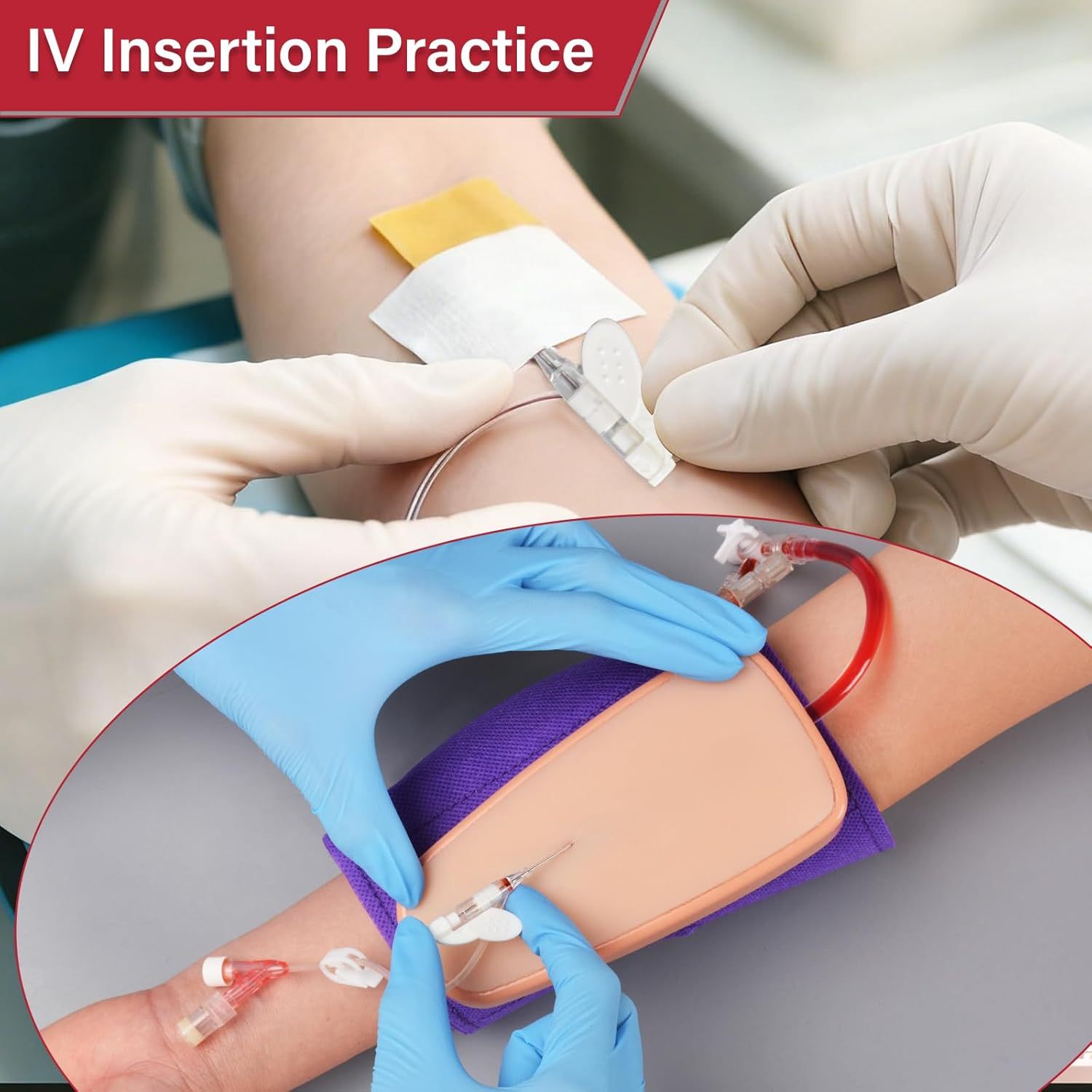 IV Flashback And Catheter Insertion Practice Trainer