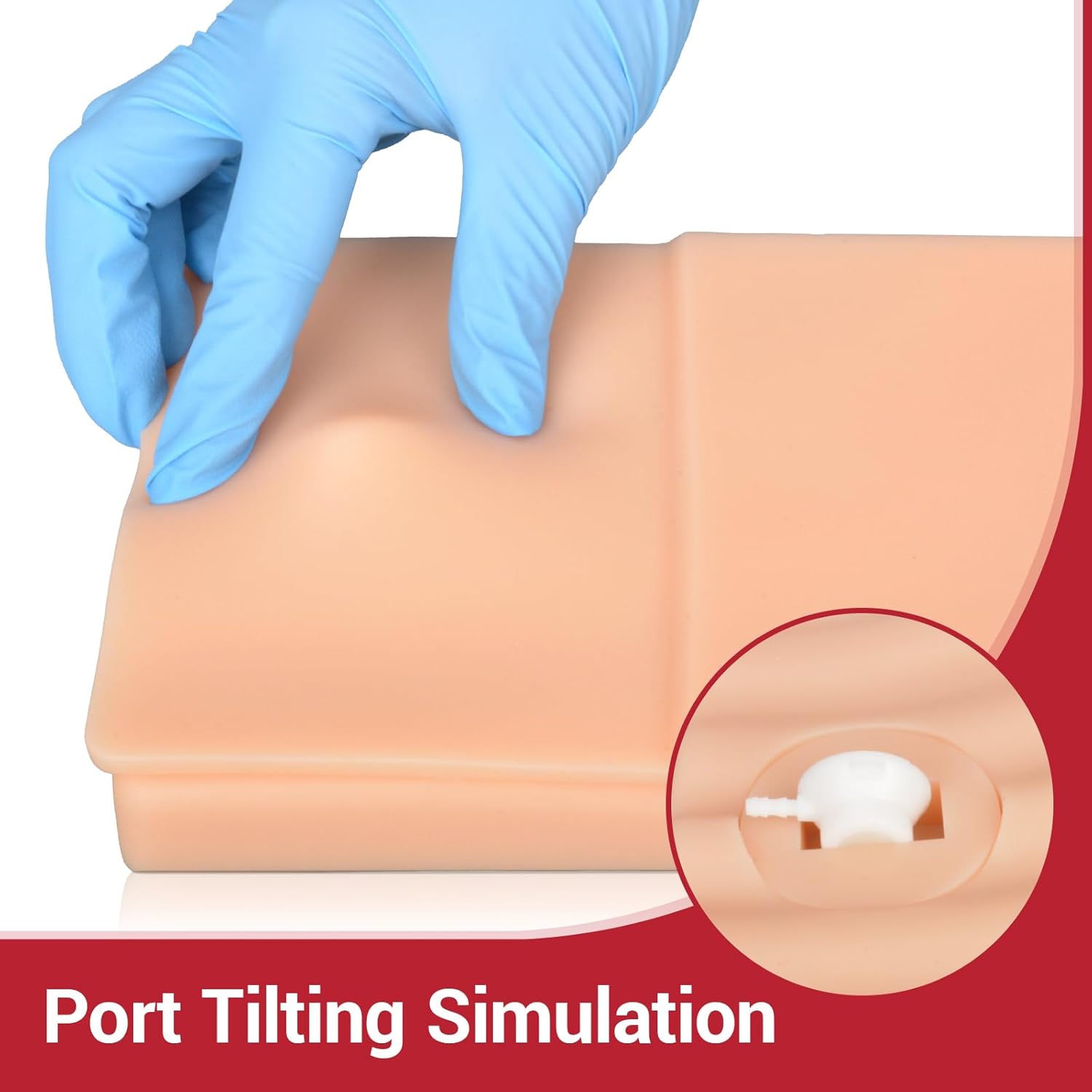 IV Port Access Trainer Durable Implanted Port