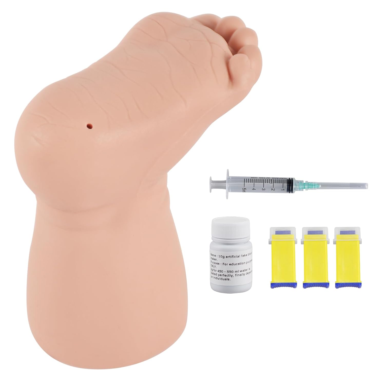 Newborn Baby Heel Prick Simulator for Nursing and Medical Training