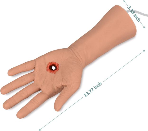 Palm Bullet Trauma Simulator Size And Dimensions