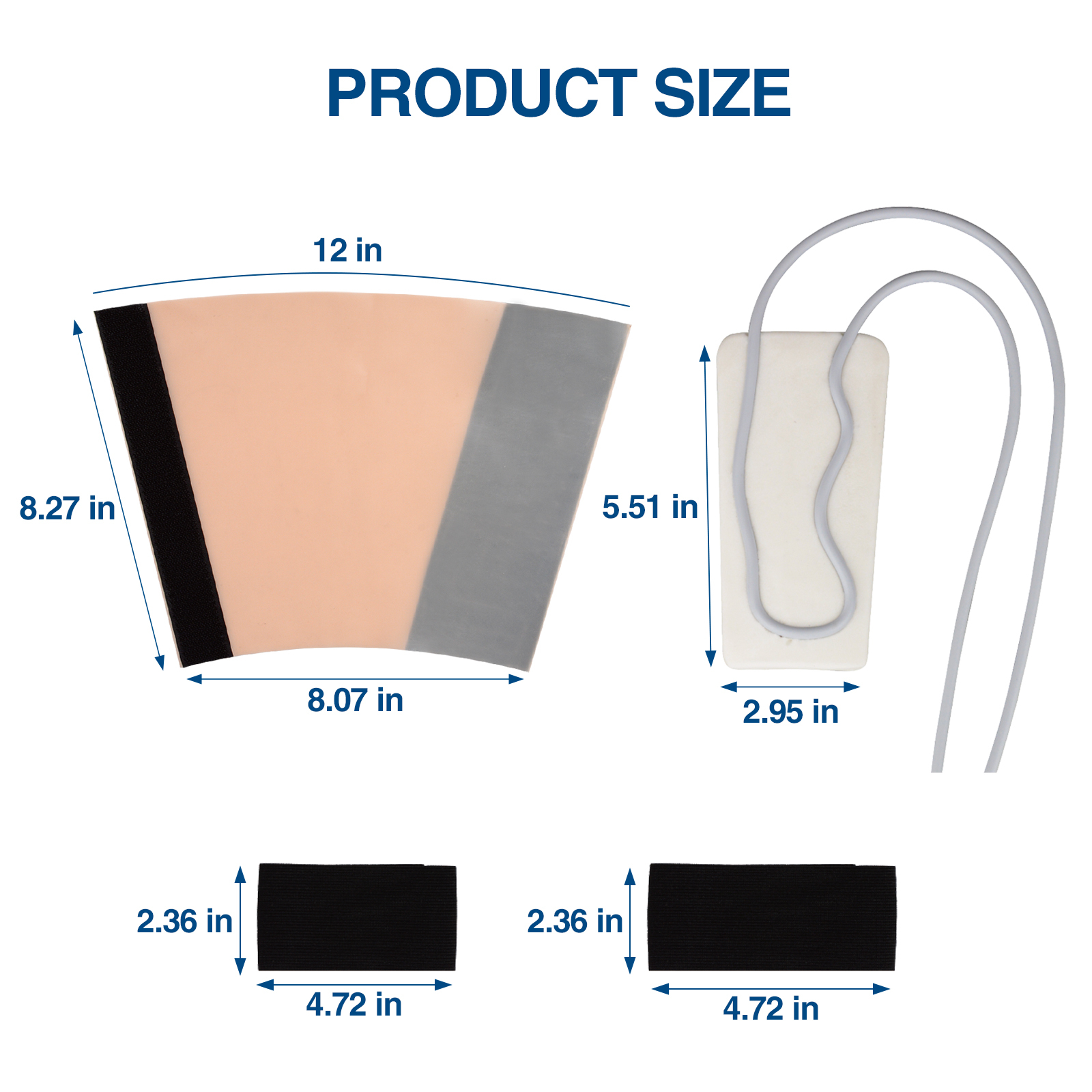 The Product Size of Phlebotomy and Venipuncture Practice Pad