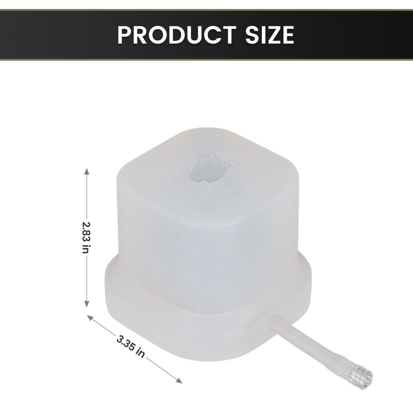 SimCoach Transparent Wound Packing Trainer Kit, Silicone Training Model for Education Demonstration Only, 0.35in