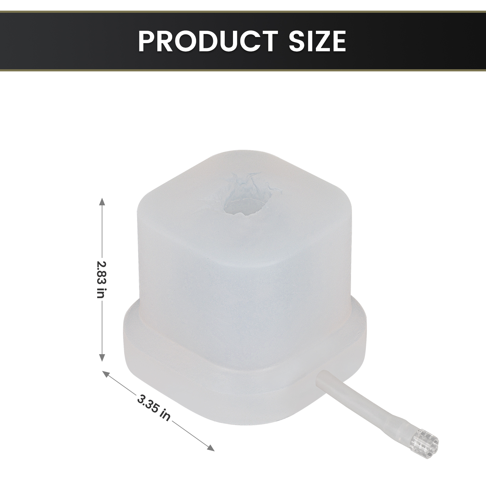 SimCoach Transparent Wound Packing Trainer Kit, Silicone Training Model for Education Demonstration Only, 0.35in