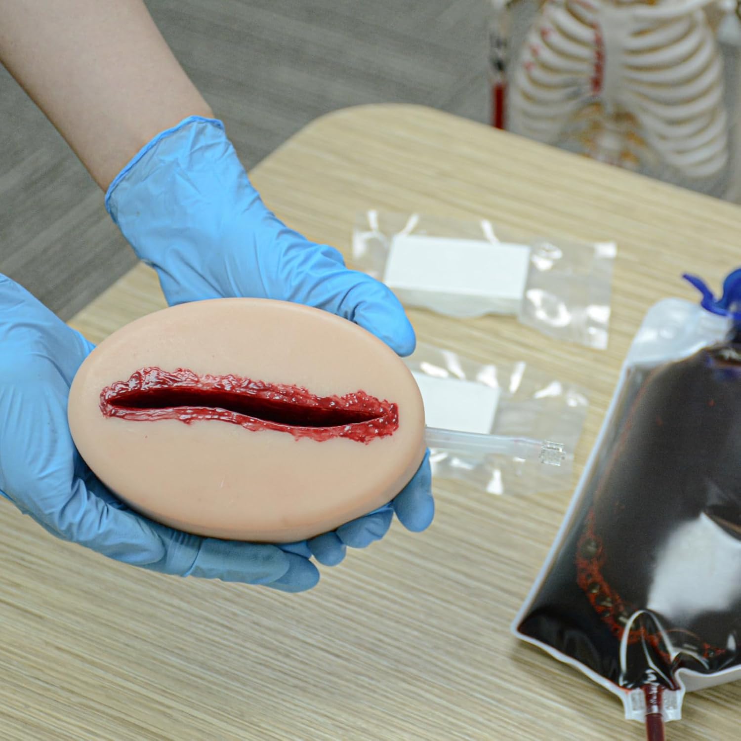 Durable Silicone Laceration Wound Simulator