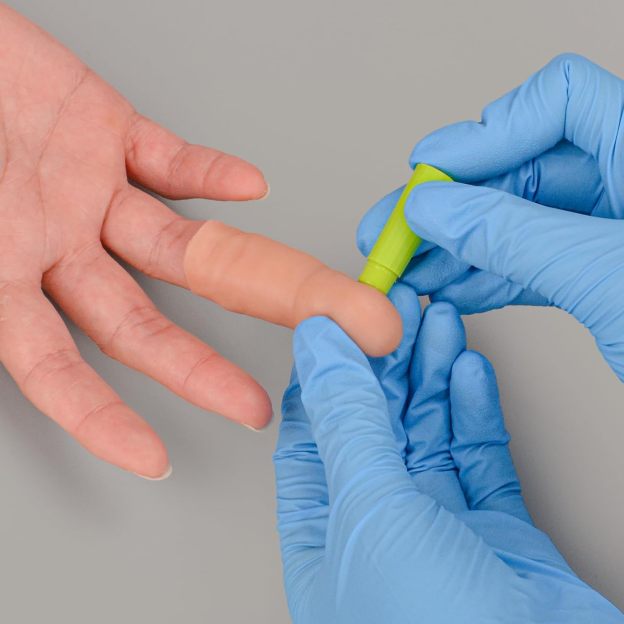 Fingerstick Simulator for Blood Glucose Test Training