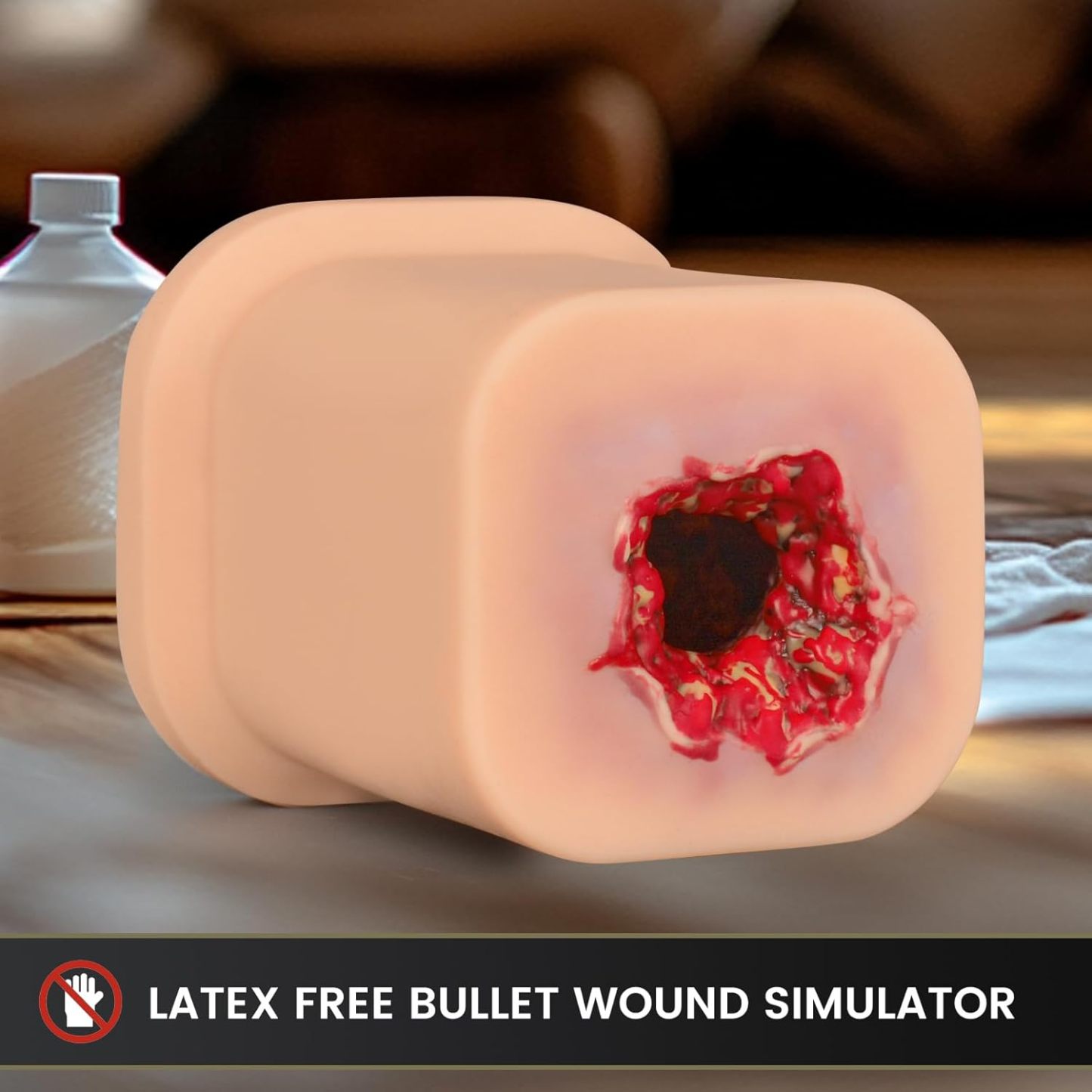 SimCoach Wound Packing Trainer Kit, Stop The Bleed Kit for Wound Packing Training, 0.3in