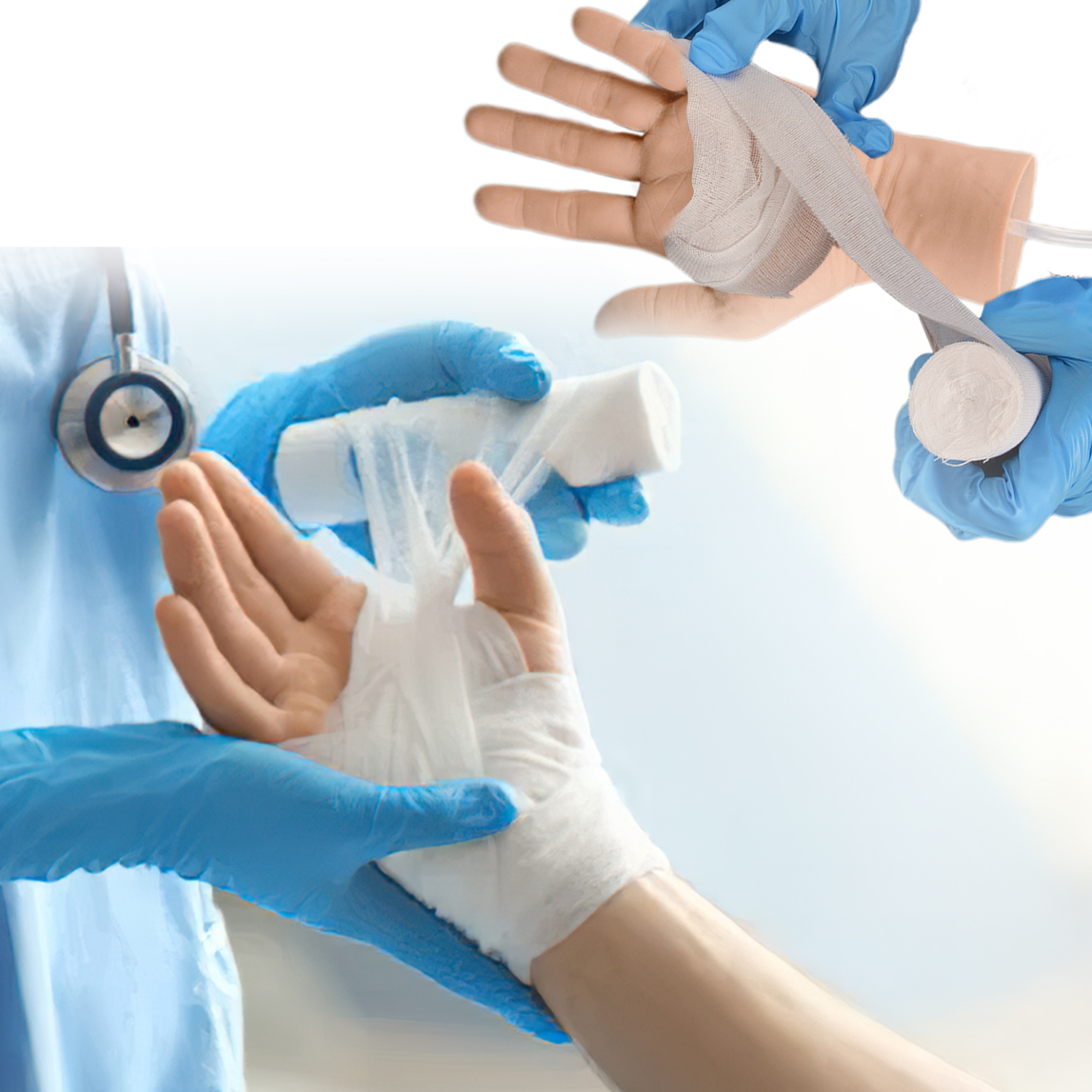 Palm Gunshot Wound Model for Dressing and Bandaging Training