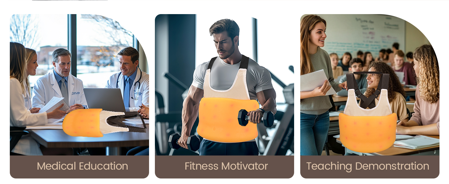 Wearable 12 Pounds Fat Vest Demonstration In Gym And Classroom