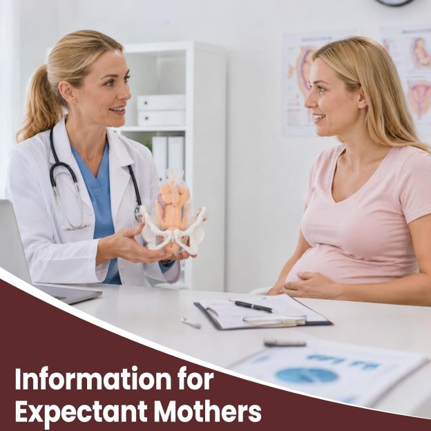 Mini Childbirth Education Model with Female Pelvis and Fetal Baby