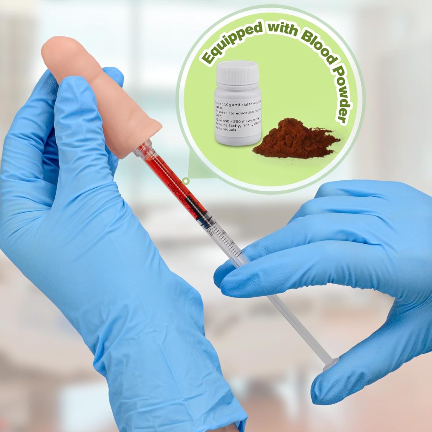 Fingerstick Simulator for Blood Glucose Test Training