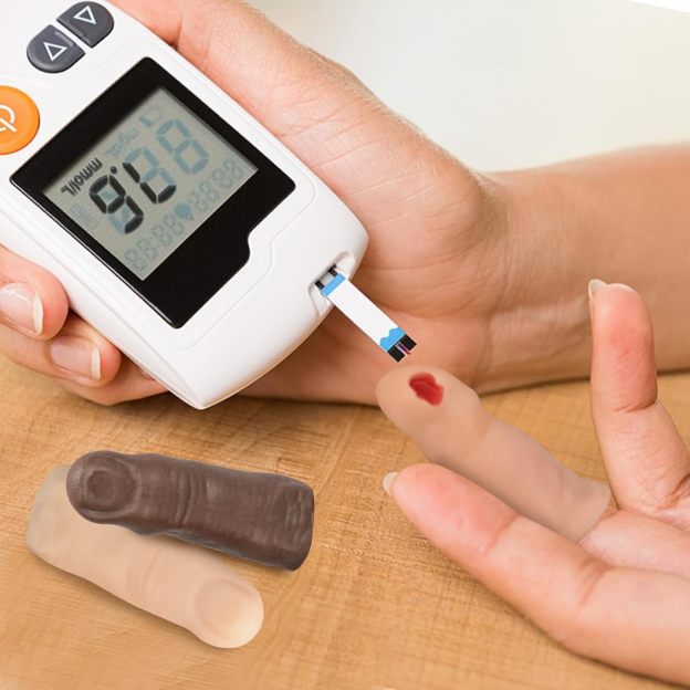 Fingerstick Simulator for Blood Glucose Test Training